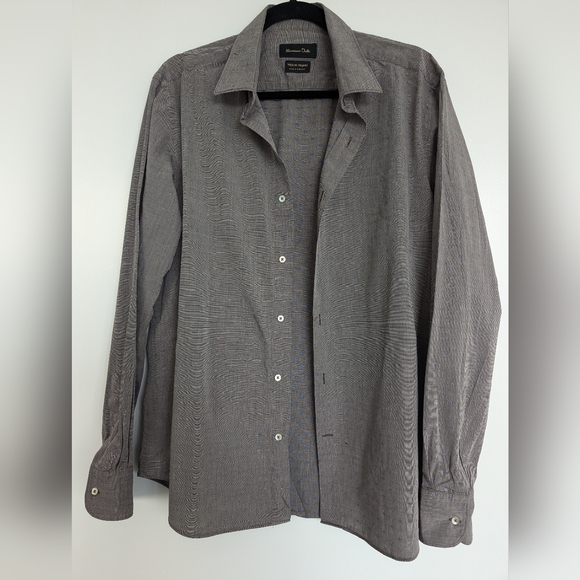 Massimo Dutti Gray Shirt L - Picture 4 of 7